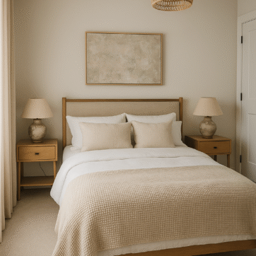 Image to show bedroom design